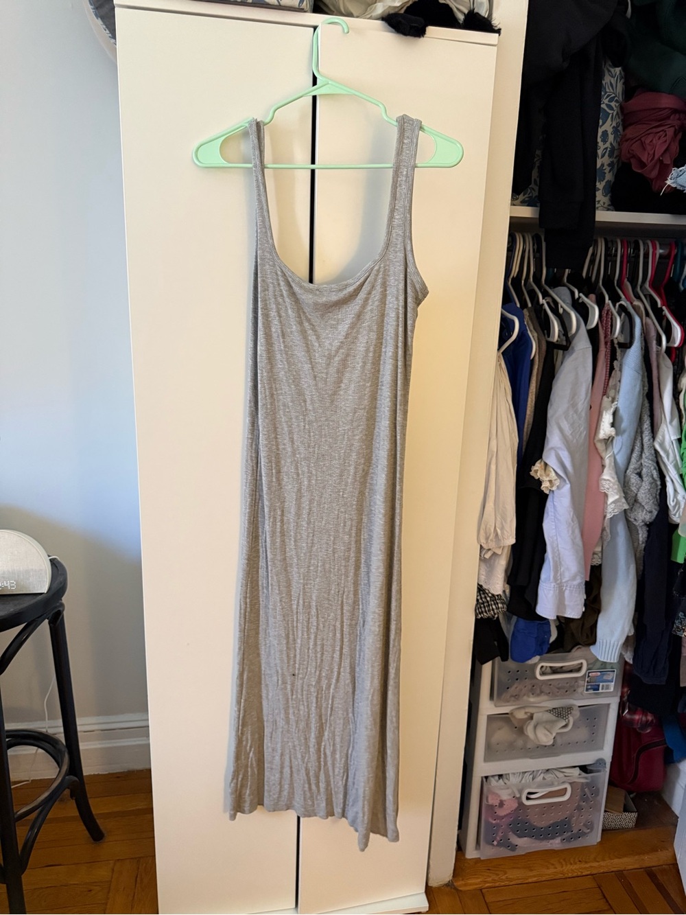 Hatch Gray Maternity Maxi Dress